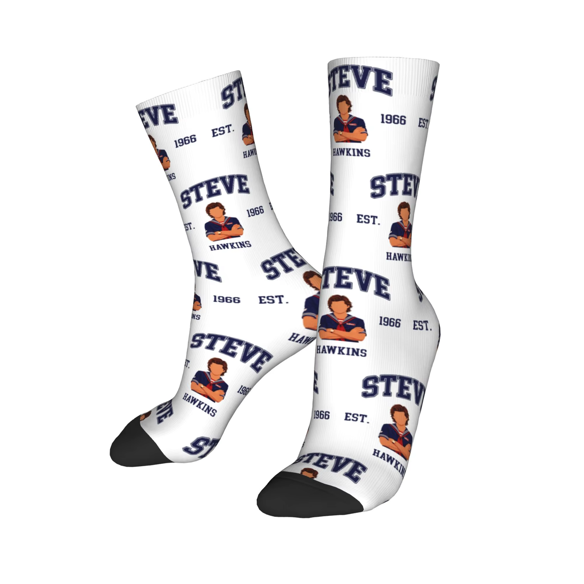 Christmas Things Lights Classic Theme Design Socks Merch for Sports Wear Sweat Absorbing Crew Socks