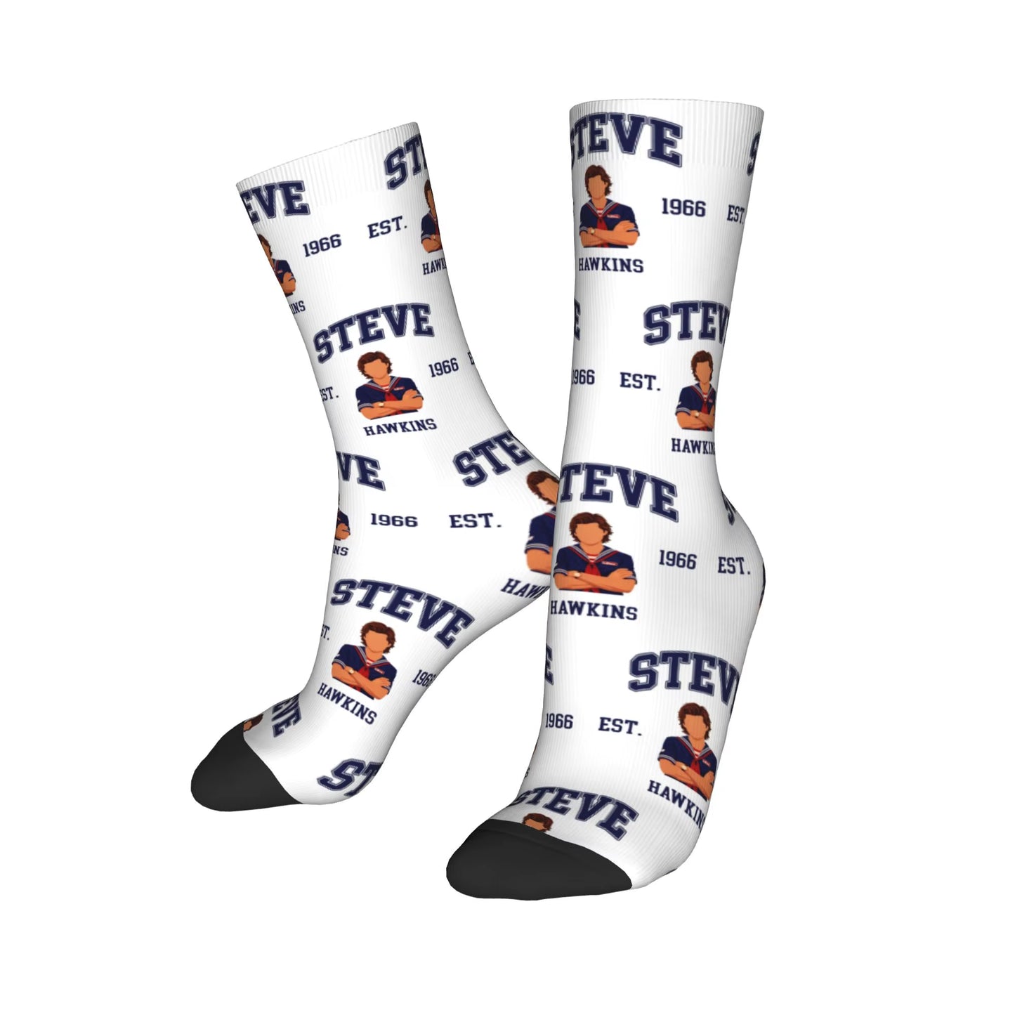 Christmas Things Lights Classic Theme Design Socks Merch for Sports Wear Sweat Absorbing Crew Socks